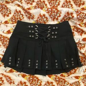Rare Royal Bones Corset Grommet Skirt